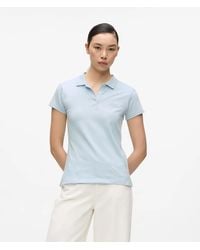 KARL LAGERFELD - Signature Piqué Polo Shirt - Lyst