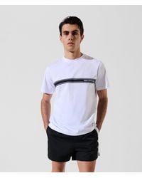 KARL LAGERFELD - Logo Beach T-Shirt - Lyst