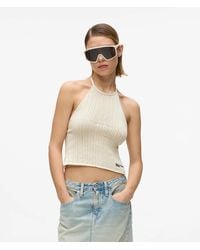 KL Jeans - Knitted Halterneck Top - Lyst