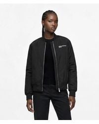KL Jeans - Reversible Faux-Fur Bomber Jacket - Lyst