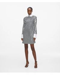 KARL LAGERFELD - Checkerboard Sequin Mini Dress - Lyst