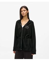 KARL LAGERFELD - Rue St-Guillaume Zip-Up Hoodie - Lyst