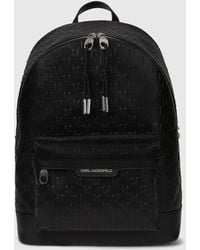 KARL LAGERFELD - K/Monogram Perforated Backpack - Lyst