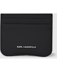 KARL LAGERFELD - Ikon Smooth Cardholder - Lyst