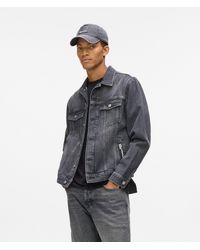 KL Jeans - Regular-Fit Denim Jacket - Lyst