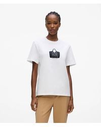 KARL LAGERFELD - Exclusive Bag Motif T-Shirt - Lyst
