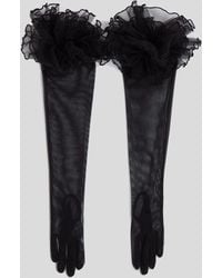 Karl Lagerfeld - Longs Gants À Volants K/Signature, Femme, Taille - Lyst
