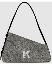 KL Jeans - Geo Denim Shoulder Bag - Lyst