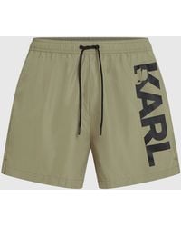 KARL LAGERFELD - Logo Short Boardshorts - Lyst