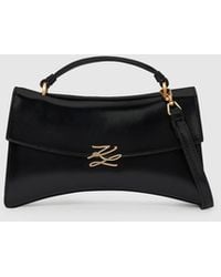 KARL LAGERFELD - K/Autograph Twist Top Handle Bag - Lyst