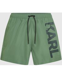 KARL LAGERFELD - Logo Short Boardshorts - Lyst