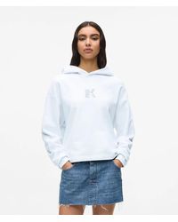 KL Jeans - Regular K Logo Hoodie - Lyst