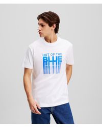 Karl Lagerfeld - Out Of The Blue Graphic T-shirt - Lyst