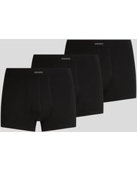 Karl Lagerfeld - Caleçons À Logo Métallisé Hotel Karl – Lot De 3, Homme, Taille - Lyst