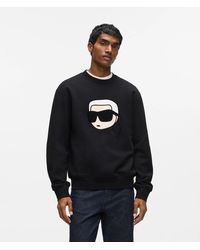 KARL LAGERFELD - Ikon Karl Bold Graphic Sweatshirt - Lyst