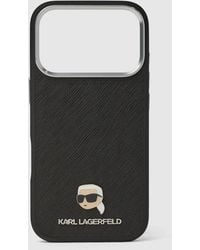 KARL LAGERFELD - Ikon Karl Iphone 16 Pro Case - Lyst