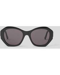 Karl Lagerfeld - Kl Monogram Logo Sunglasses - Lyst