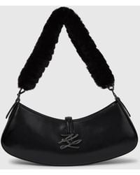 KARL LAGERFELD - K/Autograph Drop Small Shiny Shoulder Bag - Lyst