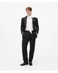 KARL LAGERFELD - Kl Studio Double-Pleat Suit Pants - Lyst