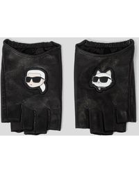 Karl Lagerfeld - K/ikonik Fingerless Gloves - Lyst