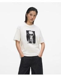 KL Jeans - Regular‑Fit Karl Portrait T-Shirt - Lyst