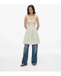 KL Jeans - Checked Strappy Dress - Lyst