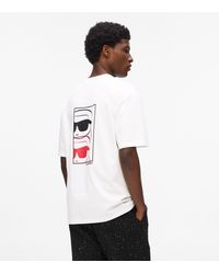 KARL LAGERFELD - Ikon Fusion T-Shirt - Lyst
