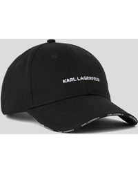Karl Lagerfeld - Casquette à logo Essential brodé - Lyst