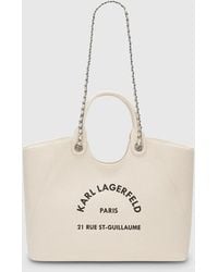 KARL LAGERFELD - Rue St-Guillaume Chain Shopper - Lyst