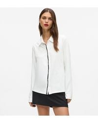 KARL LAGERFELD - Logo Tape Shirt - Lyst