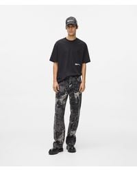 KL Jeans - Paint-Effect Relaxed Jeans - Lyst