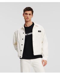 Karl Lagerfeld - Karl Logo Denim Jacket - Lyst