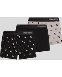 KARL LAGERFELD - Ikon Boxers (Set Of Three) - Lyst