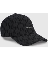 KARL LAGERFELD - K/Monogram Jacquard Cap - Lyst