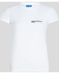 Karl Lagerfeld - Klj Logo Slim-fit T-shirt - Lyst