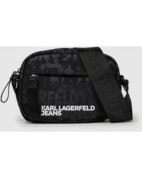 KL Jeans - Nylon Graphic Print Camera Bag - Lyst