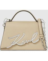 KARL LAGERFELD - K/Signature Medium Crossbody Bag - Lyst