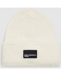 KL Jeans - Logo Patch Long Beanie - Lyst