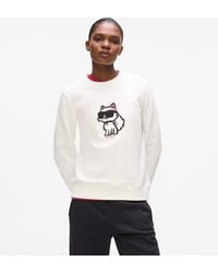 KARL LAGERFELD - Ikon Choupette Sweatshirt - Lyst