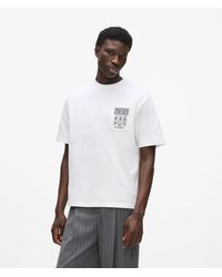 KARL LAGERFELD - Exclusive Maison De Karl Pocket T-Shirt - Lyst