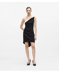 KARL LAGERFELD - Kl Studio Asymmetric Dress - Lyst