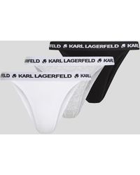 Karl Lagerfeld - Logo Brazilian Briefs – 3 Pack - Lyst