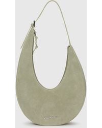 KL Jeans - Rounded Suede Hobo Bag - Lyst