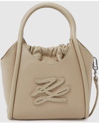 KARL LAGERFELD - K/Autograph Patch Mini Tote Bag - Lyst