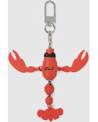 KARL LAGERFELD - Ikon Lobster Keychain - Lyst