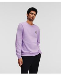 Karl Lagerfeld - Karl Ikon Patch Sweatshirt - Lyst