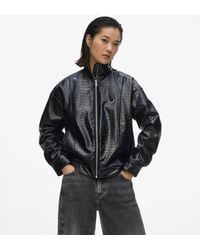 KL Jeans - Karl Quote Bomber Jacket - Lyst