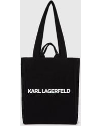 KARL LAGERFELD - Logo Tall Tote Bag - Lyst