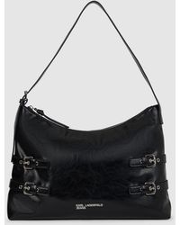 KL Jeans - Large Buckle Shoulder Bag - Lyst