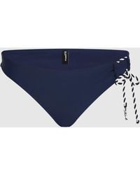 KARL LAGERFELD - Signature Nautical Cheeky Bikini Bottoms - Lyst